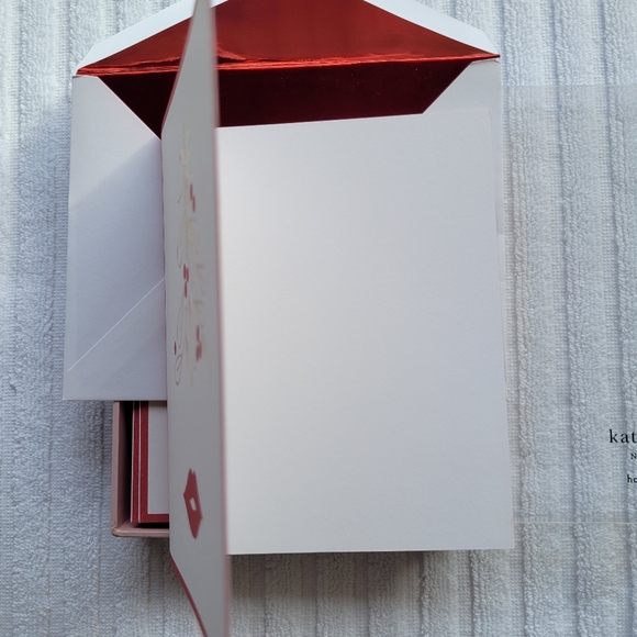 Kate Spade Mistletoe Holiday Card Set - Picture 4 of 6